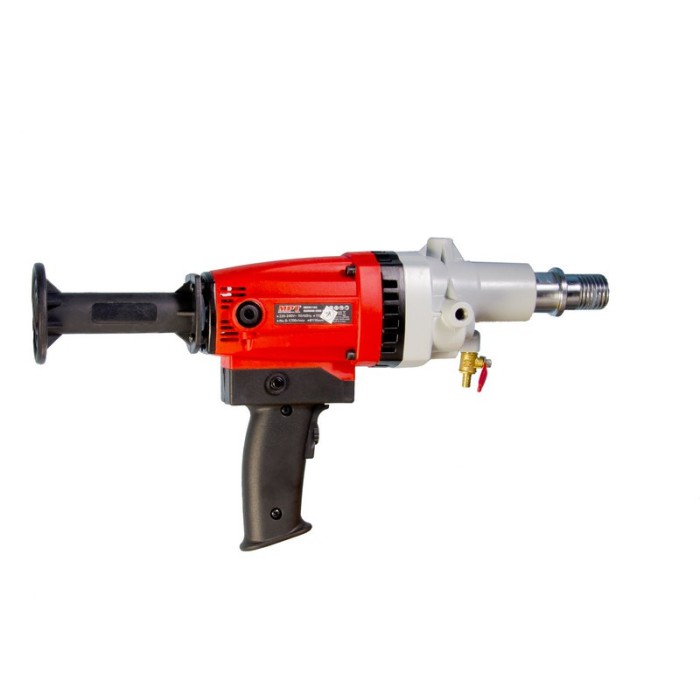 Дриль алмазного буріння MPT MDCD1103 PROFI, 110мм, 1500Вт, 0-1700 об/хв, вод. охо., захист від перевантаження.