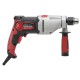 Дрель ударная INTERTOOL WT-0122, 1200Вт, 2 скорости: 0-1200/0--2800об/мин,1.5-13мм, метал. корпус редуктора