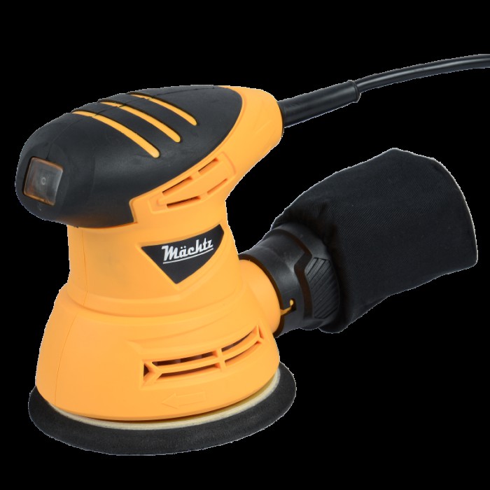 Ексцентрикова (орбітальна) шліфувальна машина Machtz MOS-450, 450 Вт, 28000 кол/хв, діаметр диска 125 мм Ексцентрикова (орбітальна) шліфувальна машина Machtz MOS-450, 450 Вт, 28000 кол/хв, діаметр диска 125 мм