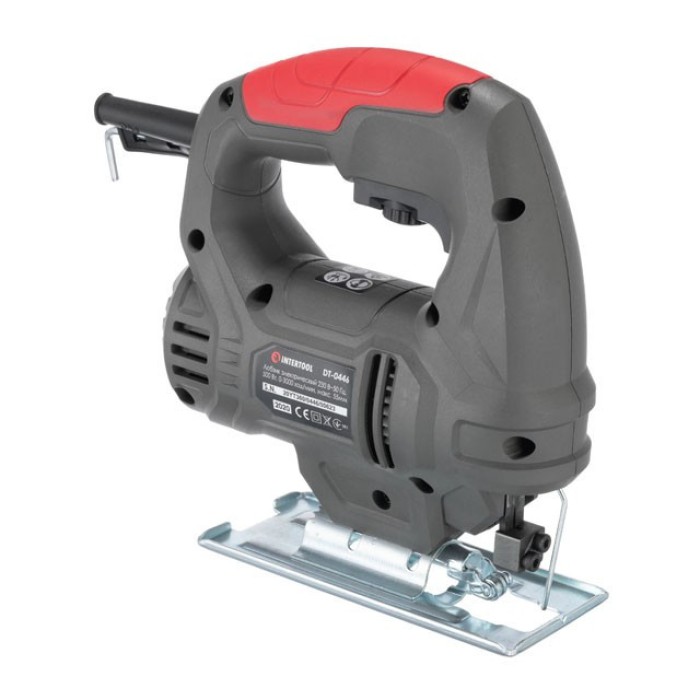 Електролобзик 500Вт, 0-3000ход/хв, глибина розпилу 55 мм INTERTOOL DT-0446