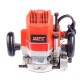 Фрезерная машина MPT MRU1205 PROFI, 1800 Вт, 23000 об/мин, цанга 6-12 мм, ход фрезы 50 мм, аксесс. 9 шт.