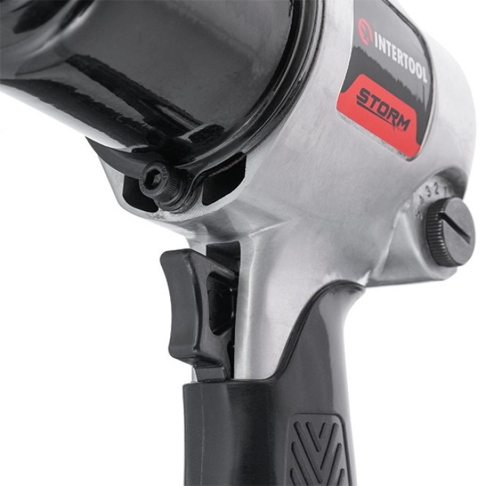 Гайковерт пневматический ударный INTERTOOL PT-1103, 1/2'', 576 Нм, профессиональный, 7500 об/мин.
