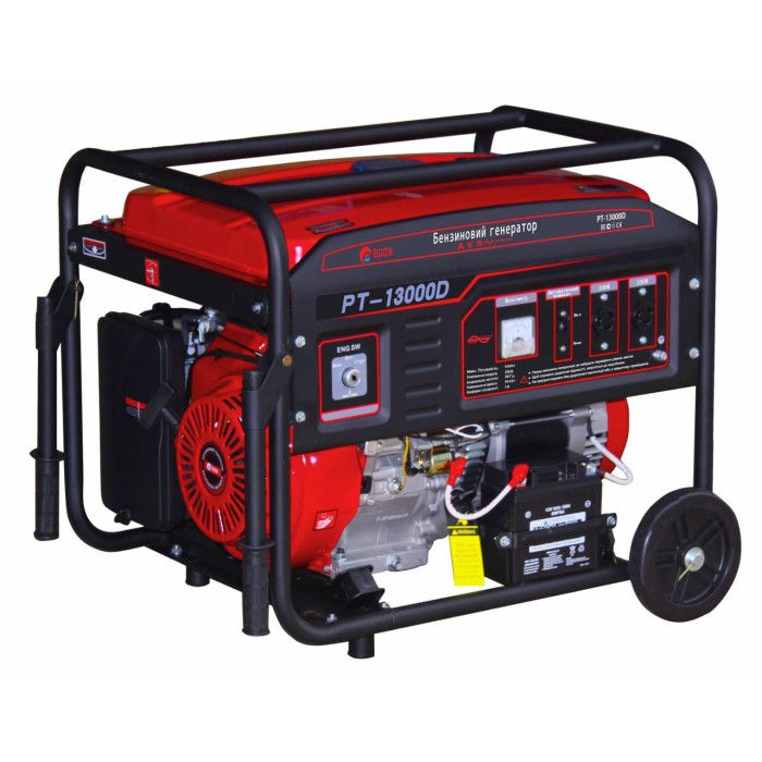 Бензиновий генератор Edon PT-13000D (9.5/9 кВт)