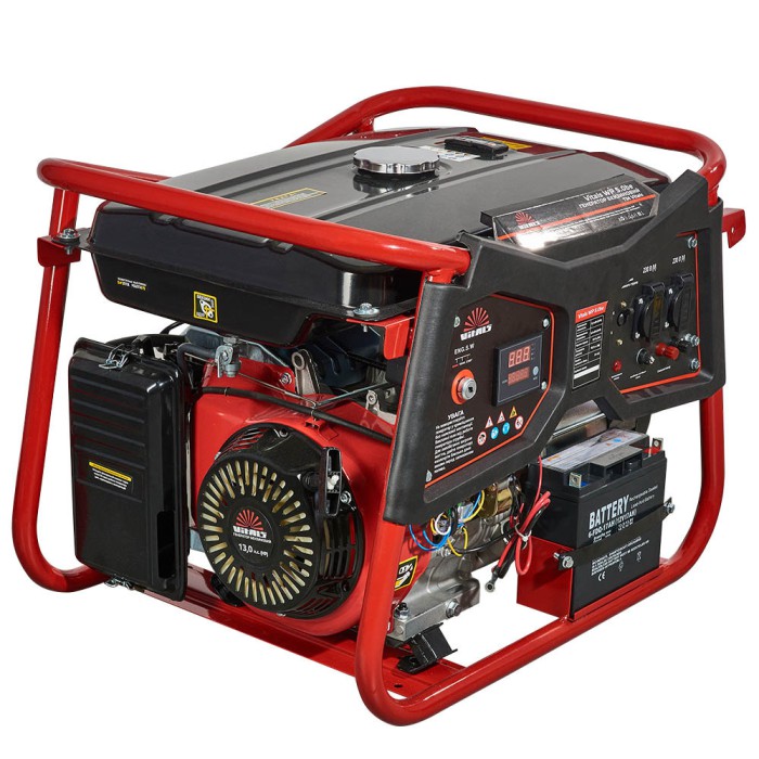 Генератор бензиновий Vitals WP 5.0bе (13 к.с., 389 см3)