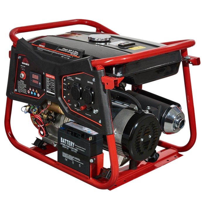 Генератор бензиновий Vitals WP 5.0bе (13 к.с., 389 см3)