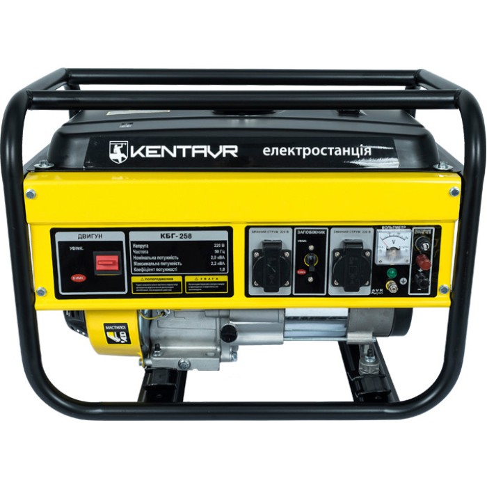 Генератор бензиновий Кентавр КБГ258 (2019)