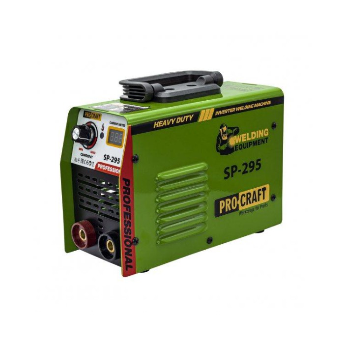 Инверторный сварочный аппарат  Procraft SP-295, диапазон тока 20-295 А, электроды 1.6-4.0 мм