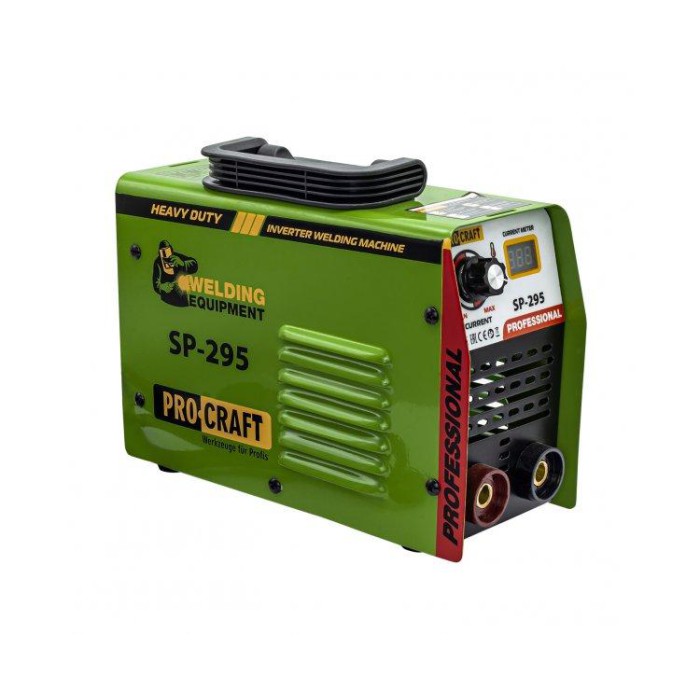 Инверторный сварочный аппарат  Procraft SP-295, диапазон тока 20-295 А, электроды 1.6-4.0 мм