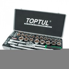 Комбінований набір інструментів TOPTUL 1/2" (дюйм +метр.) 43ед. GCAD4303
