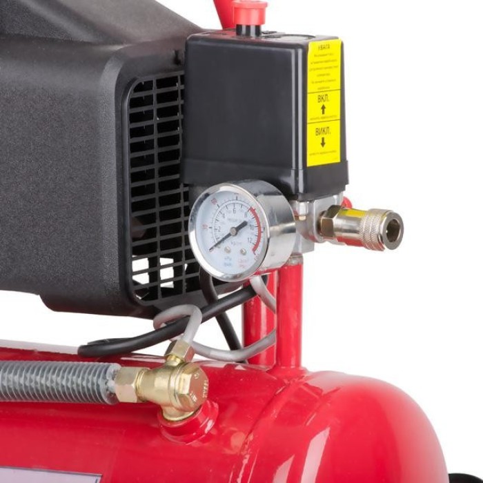 Компресор INTERTOOL PT-0002 9 л, 0.75 кВт, 220 В, 8 атм, 160 л/хв
