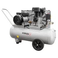 Компресор двоциліндровий ремінний 2.5 кВт 335 л/хв 10бар 50 л (2 крани) SIGMA (7044121)