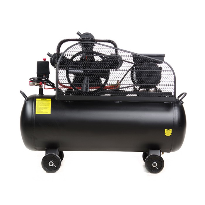 Компресор трициліндровий ремінний OFBD-100X 8Бар 3.0 кВт 530 л/хв 100 л (2 крани) + Олія 0,8 л APRO