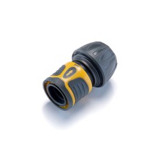Конектор швидкознімний прогумований з аквастопом 1/2 для шланга 3/4 СИЛА