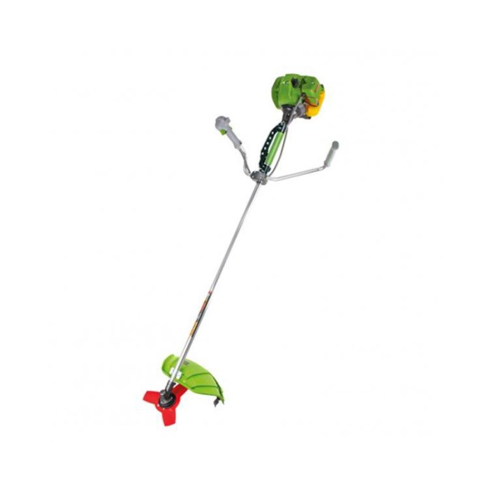 Коса бензинова Procraft T4200 PRO (3 ножа, 1 автоматична котушка) жовтий бак, додатковий победитовий ніж із підрізом трави