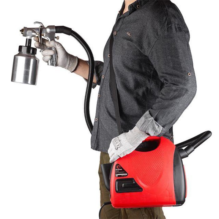 Електричний Краскопульт INTERTOOL DT-5060, HVLP 600 Вт., форсунка 1.8 мм, бачок 1л., 450-550 мл/хв