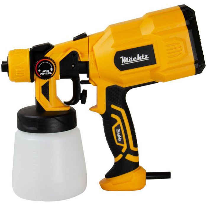 Краскопульт електричний Mächtz MSG-1010, 650 Вт, 100 мл/хв, 2 форсунки, бачок 0,8л Краскопульт електричний Mächtz MSG-1010, 650 Вт, 100 мл/хв, 2 форсунки, бачок 0,8л