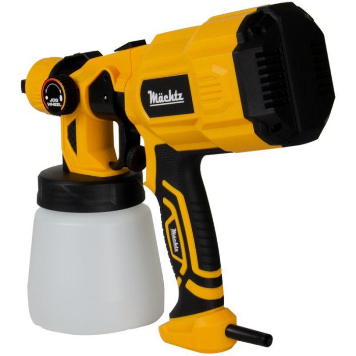 Краскопульт електричний Mächtz MSG-1010, 650 Вт, 100 мл/хв, 2 форсунки, бачок 0,8л Краскопульт електричний Mächtz MSG-1010, 650 Вт, 100 мл/хв, 2 форсунки, бачок 0,8л