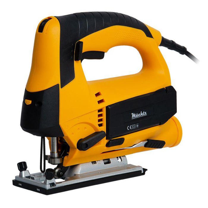 Лобзик електричний Machtz MJS-1050 B, 1050 Вт, 3000 хід/хв, кут реза 45 °, маятниковий хід, рег. обертів