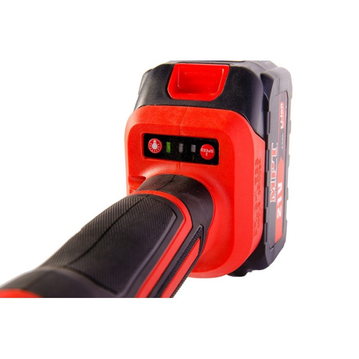 Машина кутошліфувальна акумуляторна MPT MCAG2103.A1, 125 мм., 21 Li-ion, 2 шв., пластиковий кейс