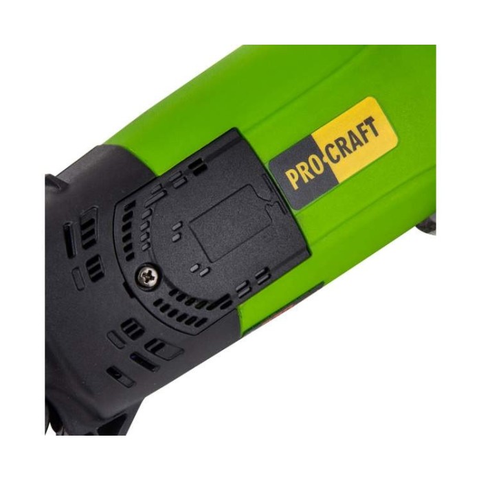Кутова шліфувальна Машина (болгарка) PROCRAFT PW-2200ЕЅ, 8000 об/хв, плавний пуск, регулювання обертів