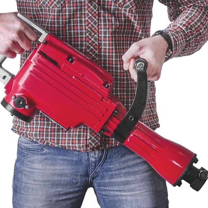 Молоток отбойный INTERTOOL DT-0198, SDS hex 1050 Вт, 1400 удар/мин, 42 Дж, металлический кейс, пика, зубило