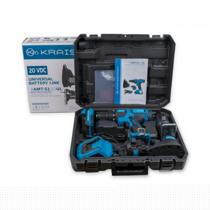 Мультиінструмент акумуляторний KRAISSMANN 4 AMT-S1 20UL (без АКБ та зарядного пристрою)