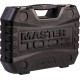 Набор ключей и насадок торцевых MasterTool 78-5182 PROFI, 1/4” - 1/2”, трещотка 72Т, 82 шт, кейс