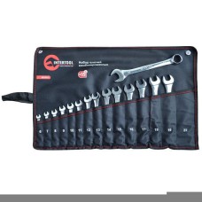 Набір комбінованих ключів INTERTOOL XT-1514, 15 шт.