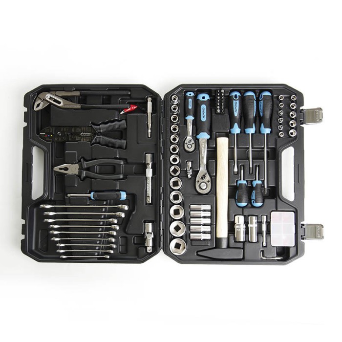 Набір насадок і інструментів CrV ¼, ½ ( 90Т) (100 шт) APRO 251400