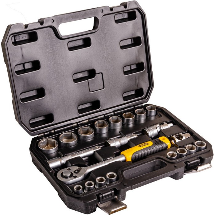 Набір насадок торцевих MasterTool 78-4021 PROFI, CrV 1/2