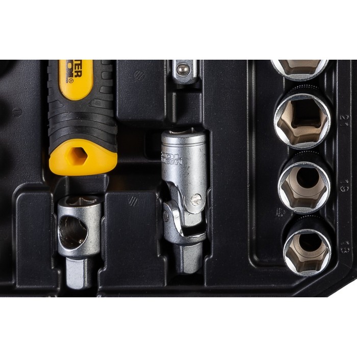 Набір насадок торцевих MasterTool 78-4021 PROFI, CrV 1/2