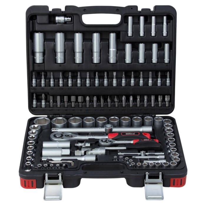 Набір насадок торцевих і біт 1/4