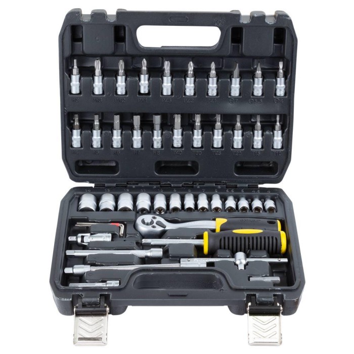 Набір насадок торцевих і біт 1/4