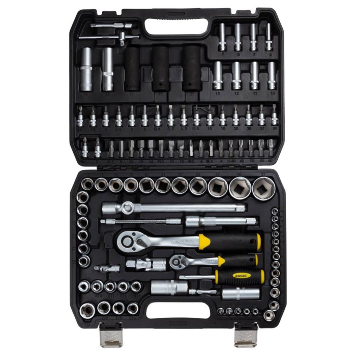 Набір насадок торцевих і біти 1/4