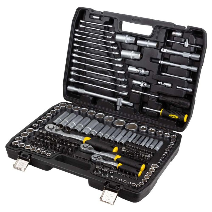 Набір насадок торцевих і біти 1/4