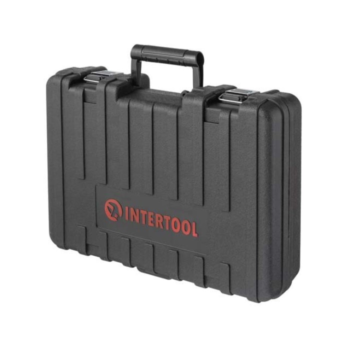 Перфоратор INTERTOOL DT-0180, SDS-plus 850 Вт, 0-900 об/хв, 0-4400 уд/хв, 3 режими, реверс, кейс, аксесуари