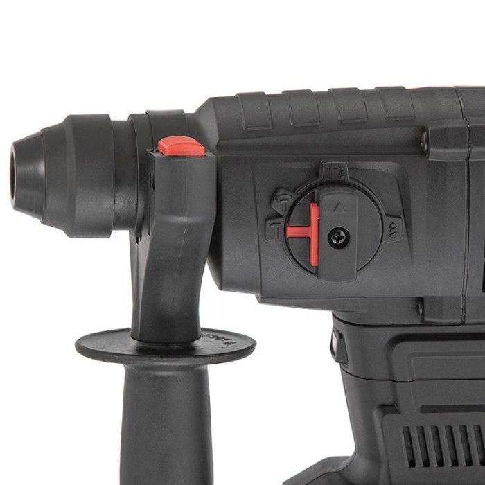Перфоратор аккумуляторный INTERTOOL WT-0370, бесщеточный двигатель, 20 В, 2 Дж, 0-1250 об/мин, 0-4800 уд/мин