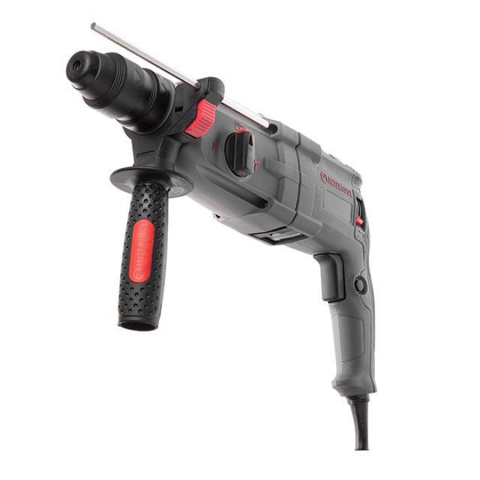 Перфоратор електричний INTERTOOL DT-0186 (1000 Вт, 3.5 Дж, 3 режими, SDS plus, знімний швидкозатискний патрон)
