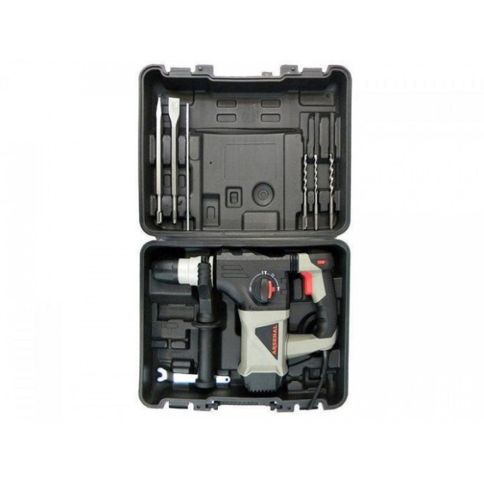 Перфоратор електричний Арсенал П-2100Е, SDS+, 2100 Вт, 850 об/хв, 4000 уд/хв, 4.8 Дж, 3 режими, кейс