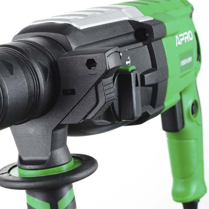Перфоратор прямой APRO 3,5 Дж, 1050В, SDS+, 1050H DFR, кейс