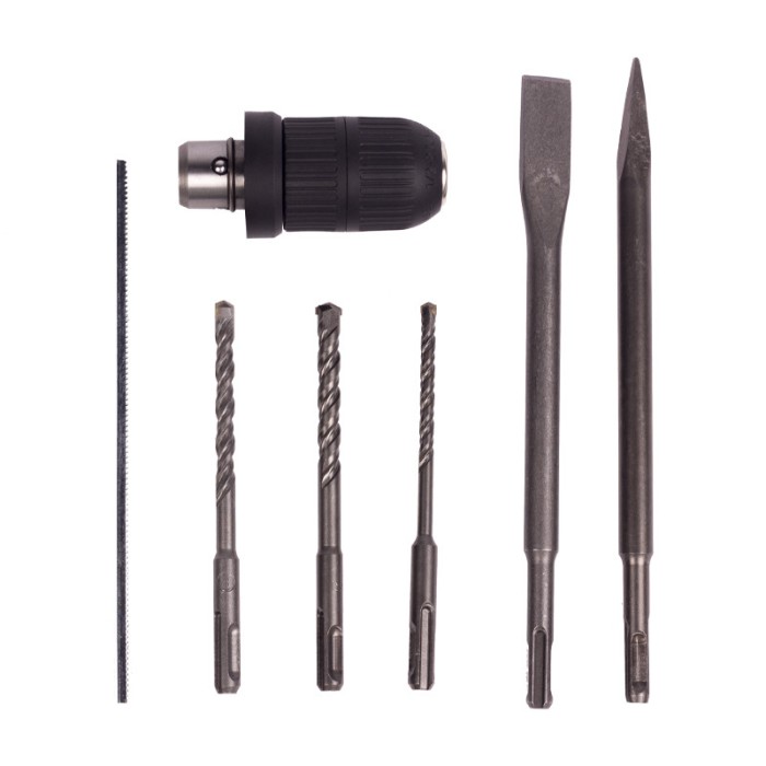 Перфоратор прямий Tekhmann TRH-1000 DFR-MR (SDS-plus, DFR патрон, 1000 Вт, 2.8 Дж, 4700 уд/хв, кейс) Перфоратор прямий Tekhmann TRH-1000 DFR-MR (SDS-plus, DFR патрон, 1000 Вт, 2.8 Дж, 4700 уд/хв, кейс)