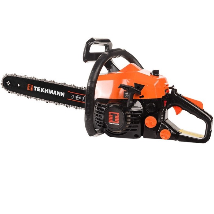 Пила бензинова Tekhmann CSG-1840, 1800 Вт, 2.5 л. с., 37 см3, шина 406, бак 310 мл, праймер, легкий пуск