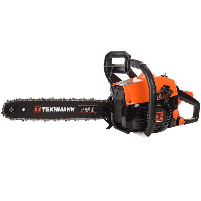 Пила бензинова Tekhmann CSG-1840, 1800 Вт, 2.5 л. с., 37 см3, шина 406, бак 310 мл, праймер, легкий пуск