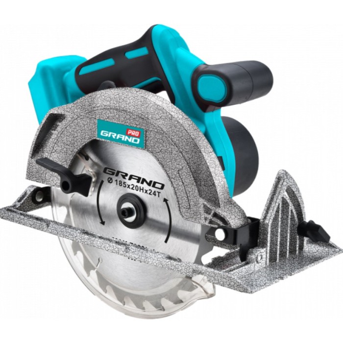 Пила дискова акумуляторна Grand ПД-20 BL/PRO (20 В, безщіткова, без акумулятора та ЗП) Пила дискова акумуляторна Grand ПД-20 BL/PRO (20 В, безщіткова, без акумулятора та ЗП)