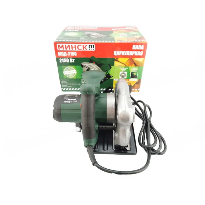 Пила дискова Мінськ МПД-185/2150 (185 мм, 2 диска в комплекті) Пила дискова Мінськ МПД-185/2150 (185 мм, 2 диска в комплекті)