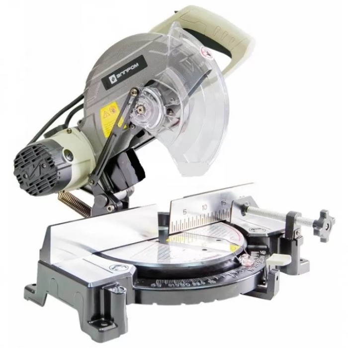 Пила торцювальна Елпром ЕПТ-255, 2100 Вт, 4500 об/хв, діаметр диска 255 мм, пропив глибина/ширина 60/125 мм.