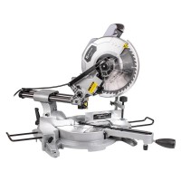 Пила торцовочная Элпром ЭПТ-255П, диск 255 мм, 2200 Вт, 5000 об/мин, протяжка, лазер, глубина реза 90 мм