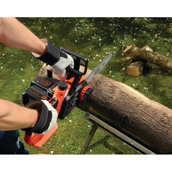 Пила ланцюгова акумуляторна Black+Decker GKC3630L25-Q, Li-Ion 36 В, 2,5 А/год, шина L= 30 см, ланцюг - 45 ланок