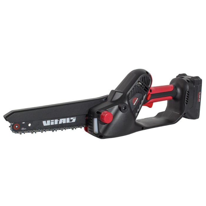 Пила ланцюгова акумуляторна (сучкоріз) Vitals AKZ 1820n Kit, 18 В, 2 А/год, шина 200 мм, 1 АКБ