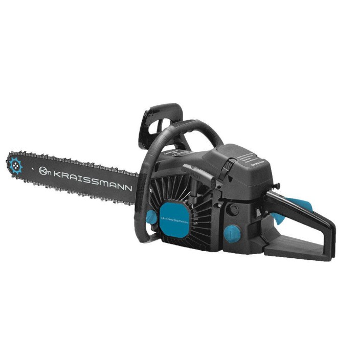 Пила ланцюгова бензинова KRAISSMANN KS'65, 2650 Вт, 3.6 л. с., 65 см3, шина 450 мм, праймер, легкий старт